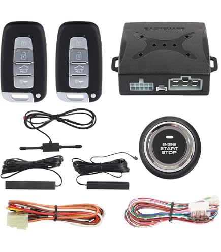 EASYGUARD PKE パッシブキーレスエントリ- EC003N-V-1 Amazon.com: EASYGUARD EC003N-V Car Burglar Alarm Security System