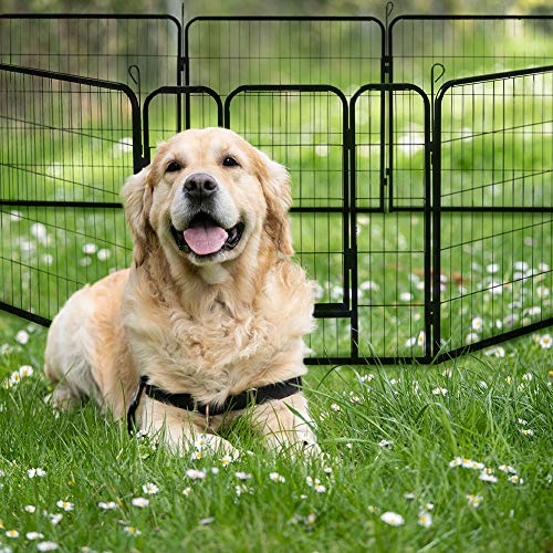 Allmax Metal Pet Fence, Black - Thumbnail 6