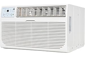Keystone 12,000 BTU Wall Mounted Air Conditioner with Supplemental Heat and Dehumidifier Function, 230V, Wall AC with Remote for Small and Medium Sized Rooms up to 550 Sq.Ft., Quiet, High Efficiency