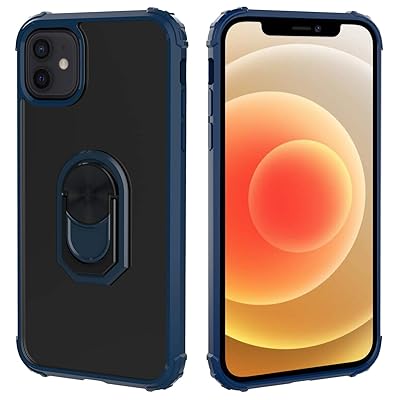 Buy Restoo Compatible With Iphone 12 Mini Case Protective Clear Case With Kickstand Ring Soft Shock Absorbing Bumper For Iphone 12 Mini 5 4 Inch Blue Online In Vietnam B08d6d2vk3