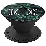 Triple Moon Wicca Dark Leaves - PopSockets Grip and