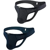 iKingsky Men's Stretch Thong Underwear Soft T-back Mens Under Panties