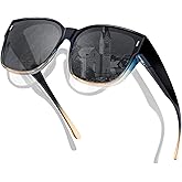 Trysee Oversized Sunglasses Over Prescription Glasses for Women Polarized Fit Over Shade with UV Protection TS3091