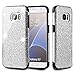 MEKO Galaxy S7 Case,Shiny Sparkle Glitter Bling Case -Built-in Glitter Soft Gel Flexible Firm Rubber Case [Scratch Resistant] for Samsung Galaxy S7- (Silver)