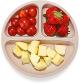 PandaEar 3 Pack Silicone Baby Suction Plates Self Feeding Divided Toddlers view 5