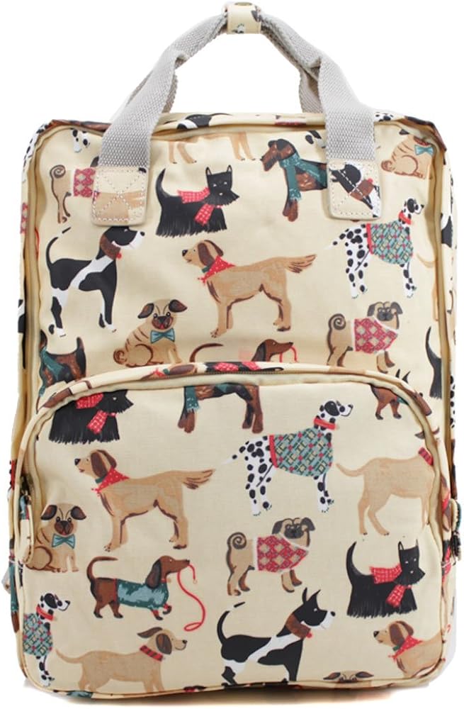 ladies oilcloth rucksack