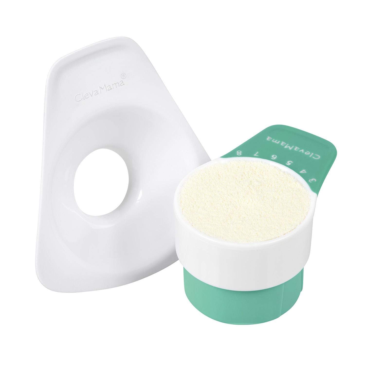 ClevaMama ClevaScoop Baby and Infant Formula Scoop, Compatible with All Milk Powder Brands (0-12 Months) - 9cc/9ml