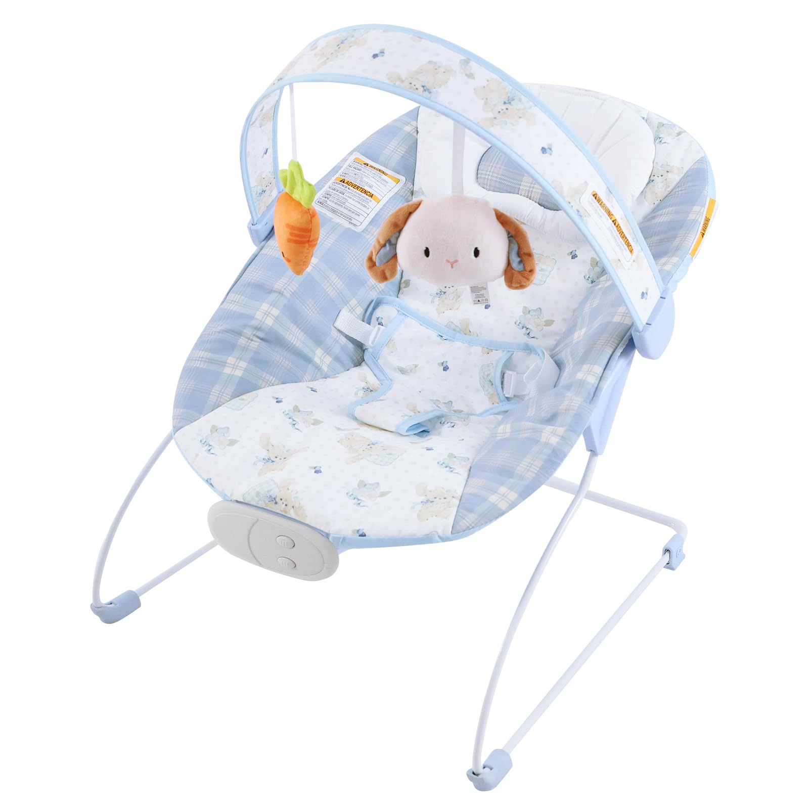 Photo 1 of Otrolepota Baby Bouncer, Infants Bouncy Seat with Music and Vibrations,Baby Rocker for Newborns Indoor Outdoor Use 0-6 Months Up to 20 lbs