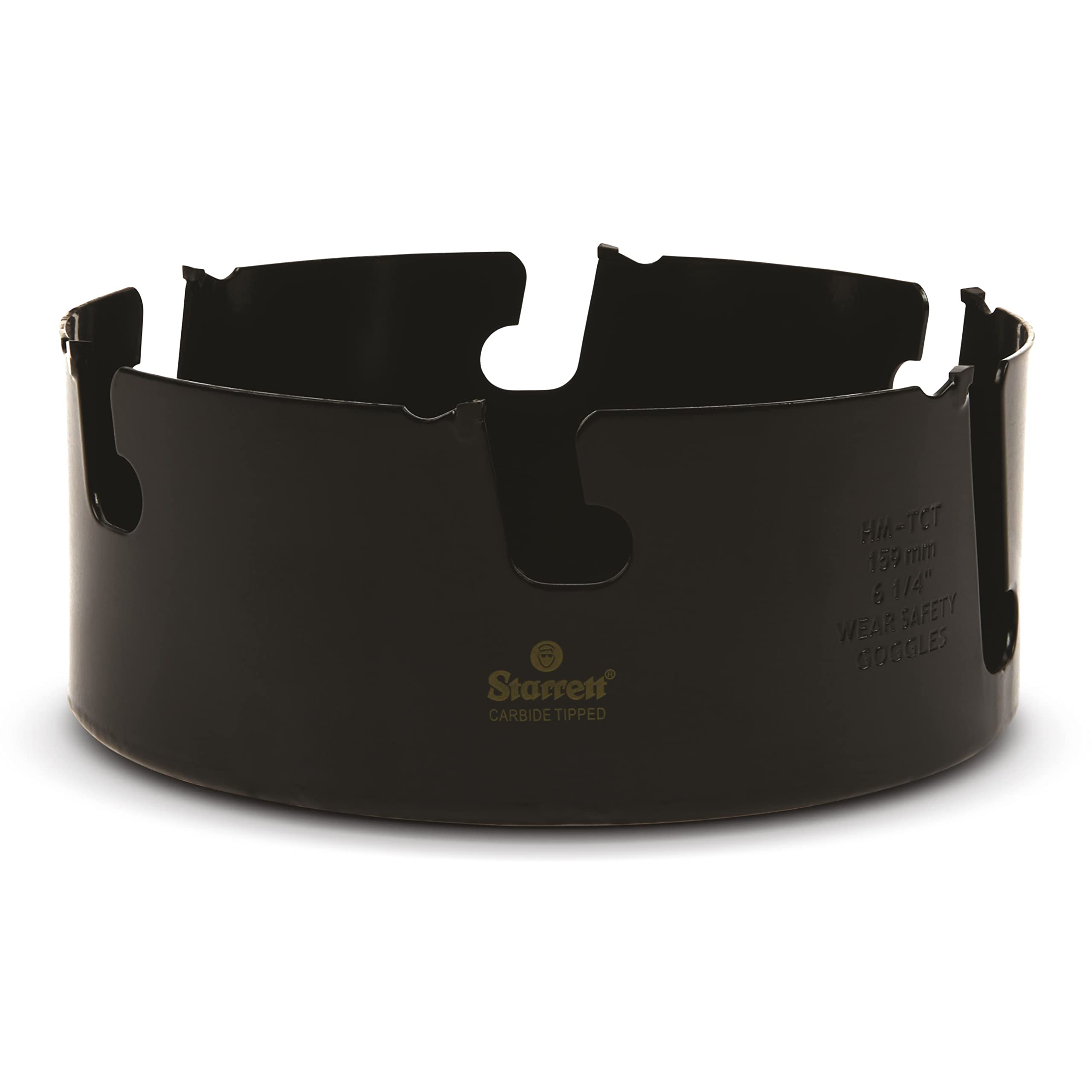 Starrett Tungsten Carbide Tipped Holesaw - MPH0614 Multi Purpose Cut TCT Hole Saw Cutter - For Wood MDF Plastics Ceramic Wall Tiles - 159mm