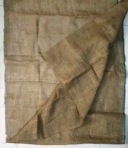 Aayu's Eco-friendly disposable Wire basket burlap Planter liners | hanging Planter jute liners | Double layer | Food Grade Burlap | 40 x 40 Inch | root ball burlapping