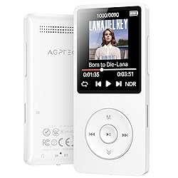 AGPTEK A02 MP3 Player with Bluetooth 5.3, 1.8 inch