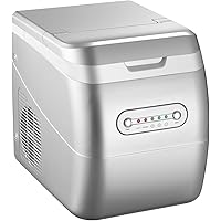 HAILANG Portable Ice Maker Machine for Countertop, 3 Sizes Bullet Shaped Ice, 9 Ice Cubes Ready in 7 Minutes, with Ice…