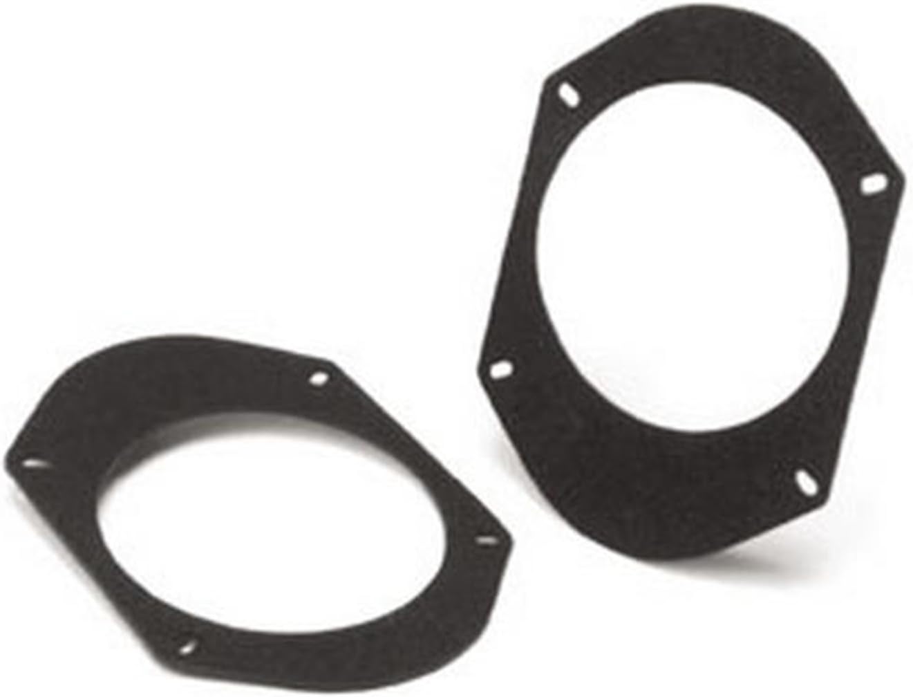 SA68 5X7/6X8 to 5.25”-6.5” Speaker Adapters Compatible with Select Import and Domestic Vehicles - 5 1/4" to 6 1/2" Adapter for Car Door Speakers - Sold in Pairs - See Images for Vehicle List