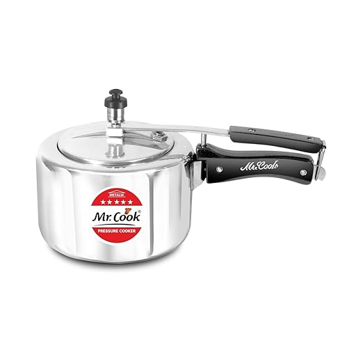 Buy MR. COOK Aluminium Pressure Cooker (3 L, Silver) Online at Low