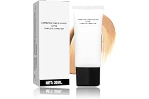 QIUFSSE CC Cream with SPF 50 Skin Tone Adjusting Cosmetic CC Cream Foundation Moisturizing Brightening Concealer CC Cream Self Adjusting for Mature Skin