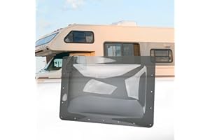 RVGUARD RV Skylight Replacement, 18" x 26" Outer Dimension Skylight Fits All Standard 14" x 22" Openings, RV Skylight for Camper Trailer Fifth Wheel Truck, UV Resistant, Impact Resistant, Smoke