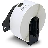 BETCKEY - Compatible Address Labels Replacement for Brother DK-1201 (1.1 in x 3.5 in), Use with Brother QL Label Printers [1 Rolls/400 Labels]