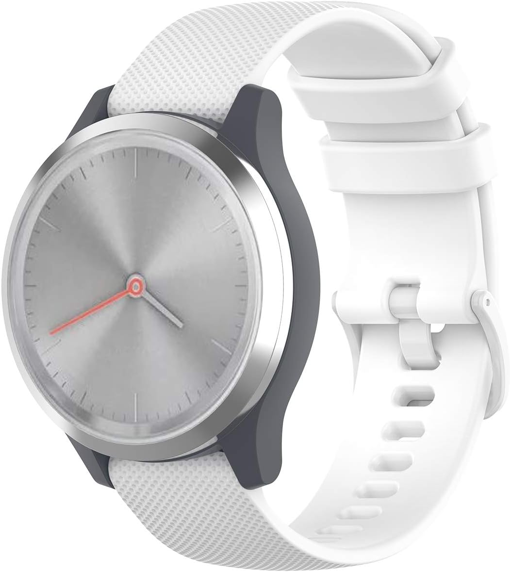 TenCloud Silicone Bands Compatible with Garmin Vivomove 3S/Vivoactive 4S/Venu 4 41mm/Venu 3S 2S Strap - Image 3
