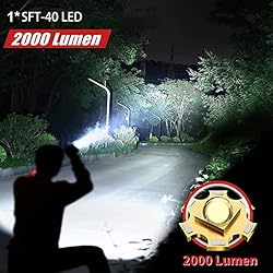Wurkkos Tactical Flashlight, 2000 Lumen Super