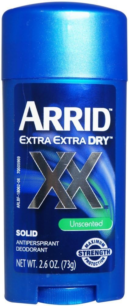 ARRID XX Anti-Perspirant Deodorant Solid Unscented 2.6 oz (Pack of 3): Health & Personal Care