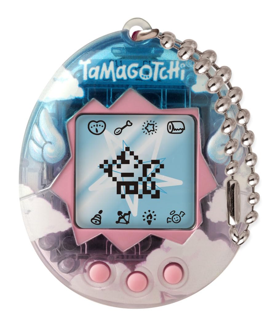 TAMAGOTCHI Bandai Angel Digital Pet Dreamy Angel Shell | Raise Your Angel Cyber Pet With This 5cm Electronic Toy Digital Pets Make Great Retro Gifts For Kids And Adults Age 8+