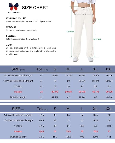 BETTERCHIC WOMEN’S SWEATPANTS ANTISTATIC MICRO FLEECE SWEAT PANTS WITH POCKETS STRAIGHT LEG SWEATPANT FOR WOMEN (WHITE, XL)