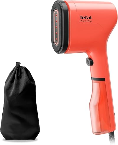 Tefal Pure Pop Slim Handheld Clothes Steamer 15s 70ml Red DT2022