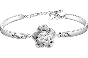 ENSIANTH Flower Girl Bracelet Flower Girl Proposal Gift Wedding Party Gift