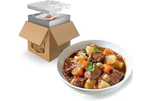 DEN'S HOT DOGS Grumpy Butcher Irish Stew - 3 lb | Premium Slow-Cooked Beef Stew With Vegetables | Authentic Recipe St. Patrick's Day Dinner Prepared Meals Serving 6-8