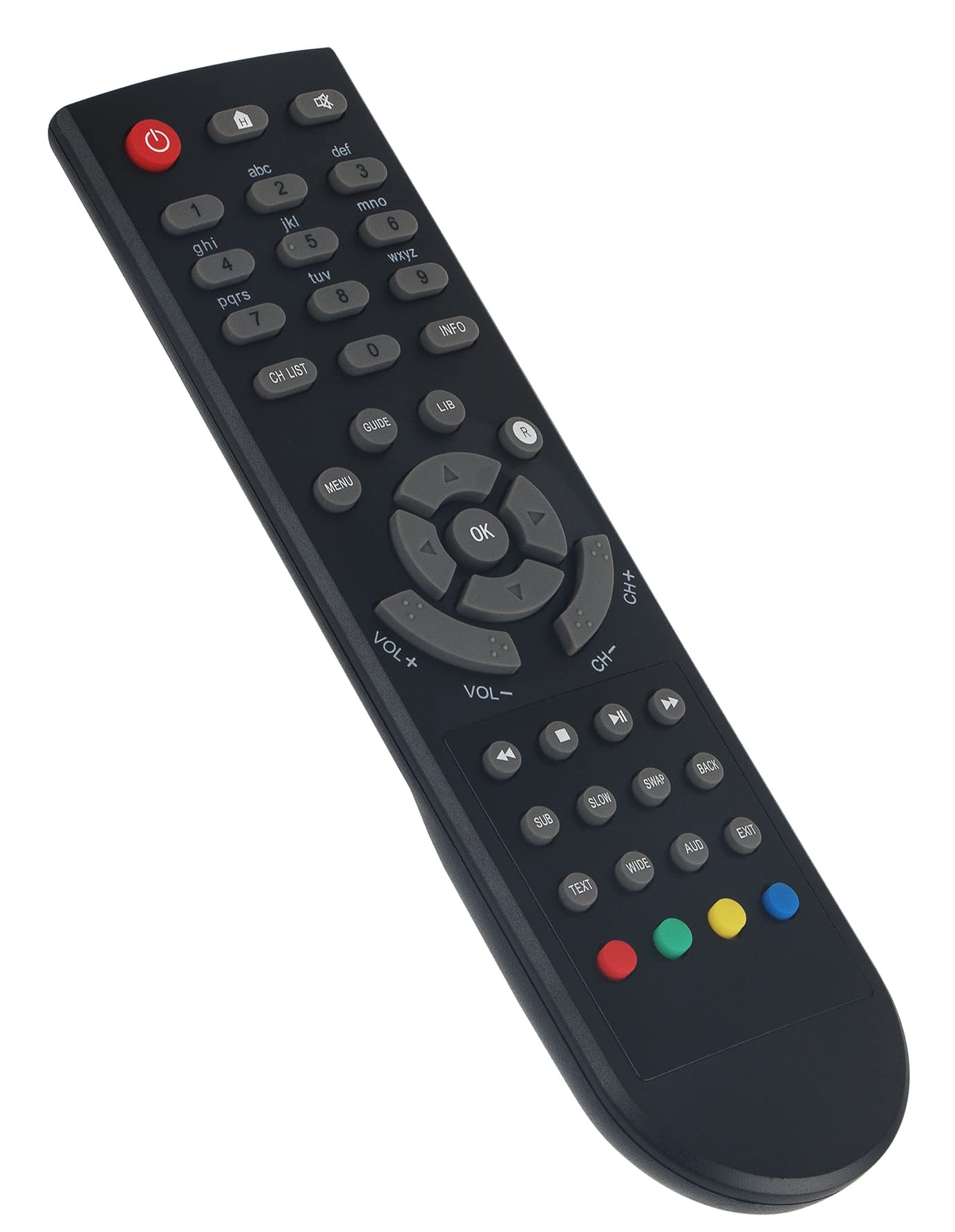 GD11FVRSD32 VINABTY Remote Control Replacement Suit for Goodmans Freeview Box GD11FVRSD50 GD11FVRSD32 GDB1232DTR