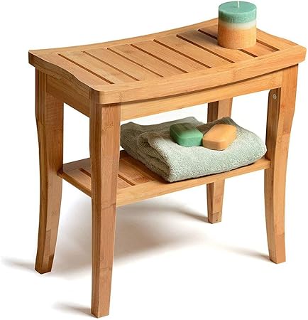 Banco de madera para baño