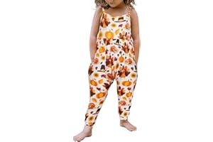 Yousie Toddler Girls Kids Jumpsuit One Piece Floral Dinosaur Playsuit Strap Romper Summer Outfits Clothes