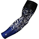 B-Driven Sports Compression Arm Sleeve For Men Women Youth - Digital Single | Digital Design Compression Arm Sleeve For Basketball Baseball With Eye-Catching Graphics And Moisture-Wicking Comfort