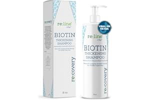 PAISLE BOTANICS Biotin Shampoo for Hair Growth - Thickening Shampoo for Hair Loss All Natural for Thinning Hair - Rosemary Aloe Vera Coconut - for Women Men - Sulfate Free Paraben Free - Safe for Color Treated Hair