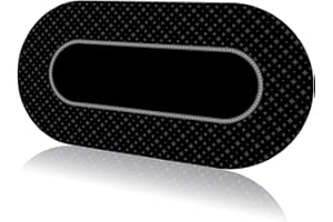 Poker Table Mat | Texas Hold'em Rubber Table Top Poker Topper, Roll Out Portable Poker Table Layout w/Carrying Bag for Poker 