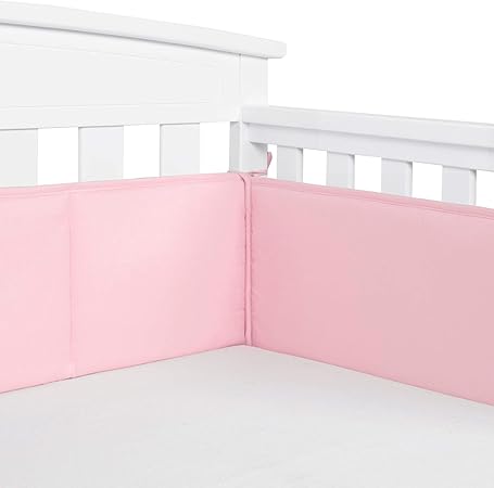 tillyou baby safe crib bumper pads