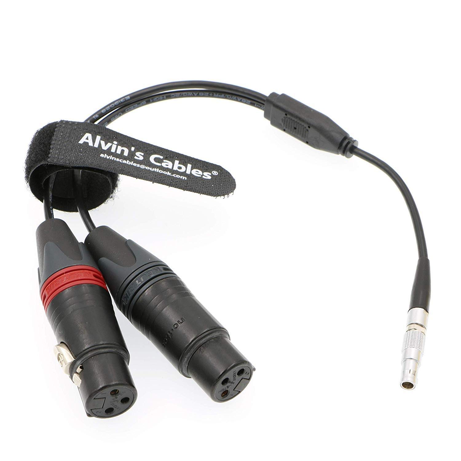 Alvin's Cables Z CAM E2 Camera 5 Pin to Two XLR 3 Pin Female Audio Input Cable