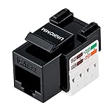 LINKOMM 25-Pack RJ45 Cat5e UTP Unshielded Keystone