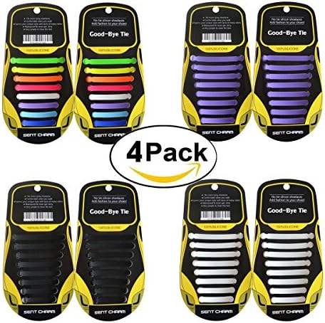 No Tie Shoe Laces for Adults/Kids Elastic Shoe Laces for Sneakers Tieless