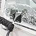 Snow Removal Brush: BlizeTec Telescopic Tool with Ice Scraper Plus a Microfiber Cleaning Towel; Sedan, SUV and Van Friendly