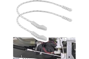 BZUMPERYZ AP3958767 2PCS Dish Washer Door Cable Friction Pulley Door Hinge Cable Replacement for Electrolux Frigidaire Crosley Kenmore Dishwasher 154578801