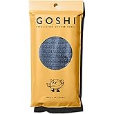 GOSHI Exfoliating Shower Towel - Rip-Resistant Exfoliating Washcloth for All Skin Types - Made in Japan