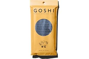 GOSHI Exfoliating Shower Towel - Rip-Resistant Exfoliating Washcloth for All Skin Types - Made in Japan