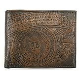 Budweiser Embossed Leather Bifold Wallet