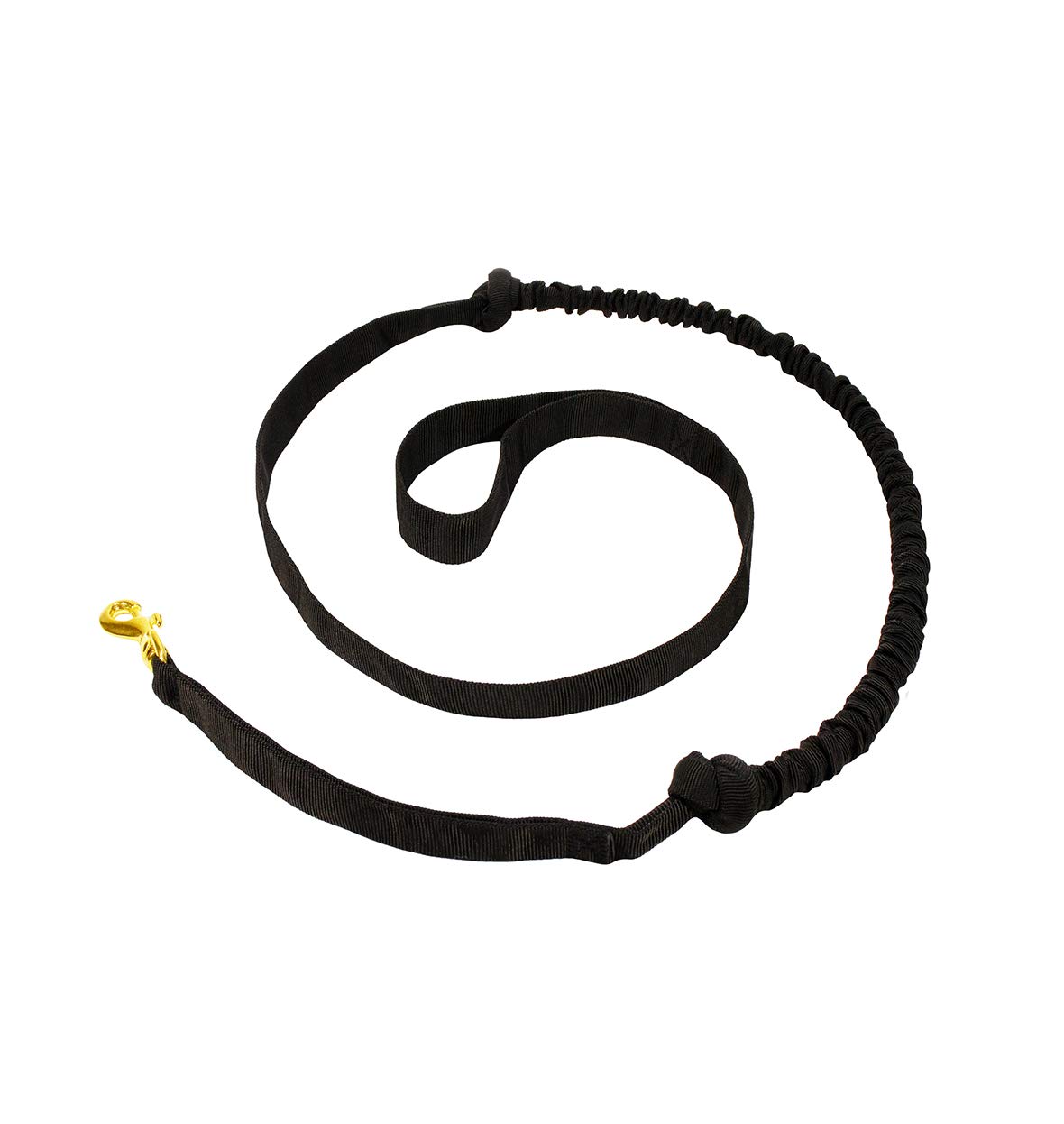 LasaLine Pull Lead for Dogs Canicross Jogging Dog Trekking Scooter Jöring in Black