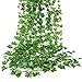 E-HAND Artificial Hanging Vine Leaf Garland Ivy Flower Fake Silk Leaves Greenery Wedding Kitchen Wall Garden Foliage Home Outdoor Party Festival Decor Wholesale 84 Ft