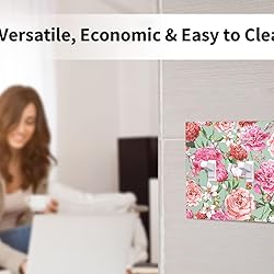 Moslion Pink Peony Flowers 2-Gang Switch Covers