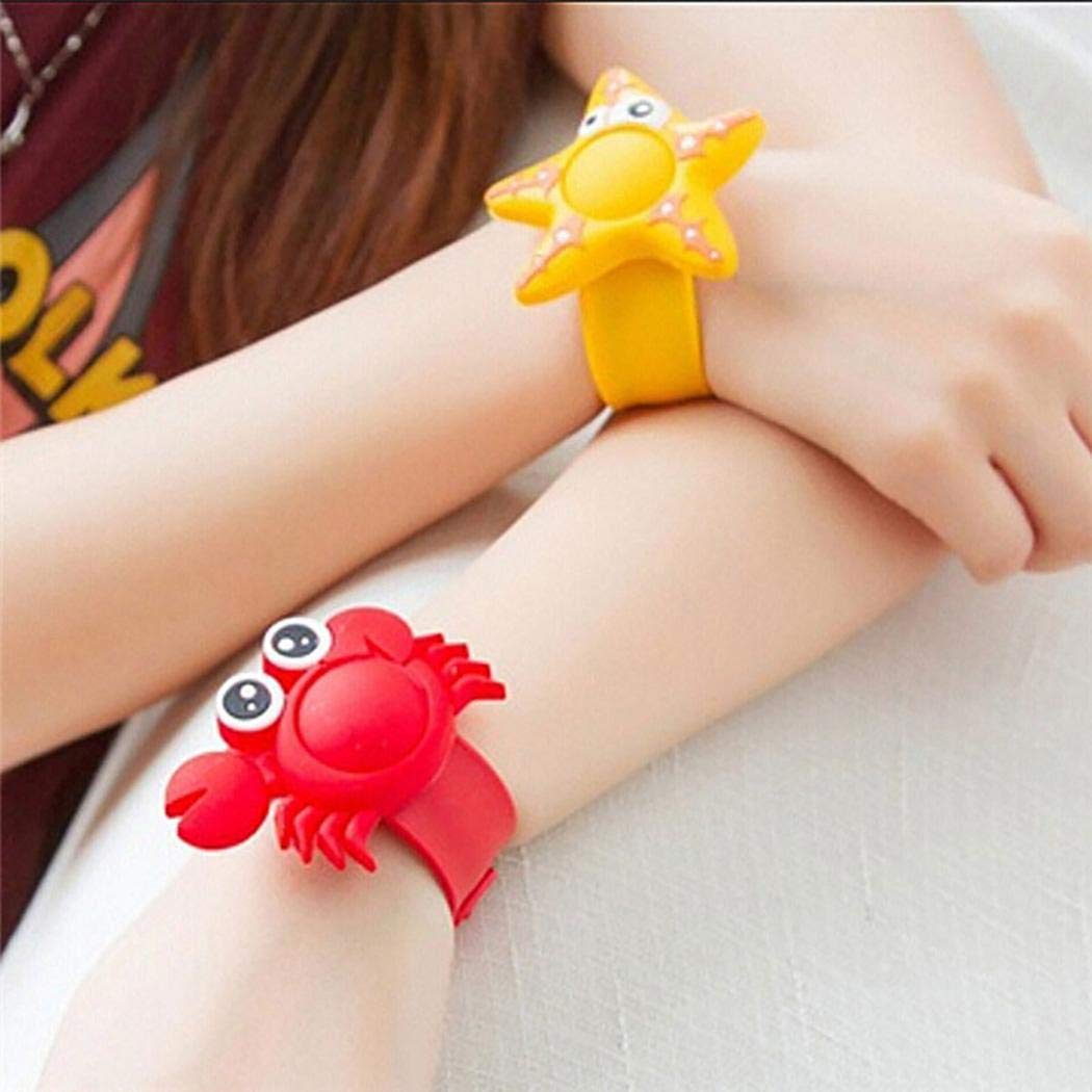 Ladiy Kids Baby Cartoon Reusable Mosquito Killer Wristband Bracelet Repellents