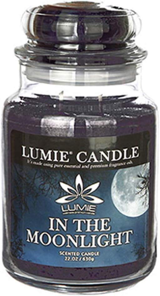 Lumie Two in One Large Jar Candle, 22oz, in The Moonlight