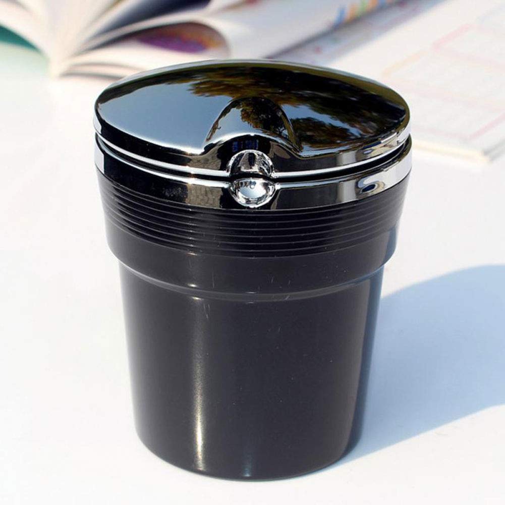 Zentto Car Ashtray Portable Stainless Steel Auto Car Cigarette Ashtray